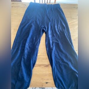 Time and Tru Navy Blue Sweater Wide Leg Lounge Pants Women’s XXXL‎ 22 NWOT